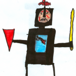 Riddarna - by Alfred, 7 years old
